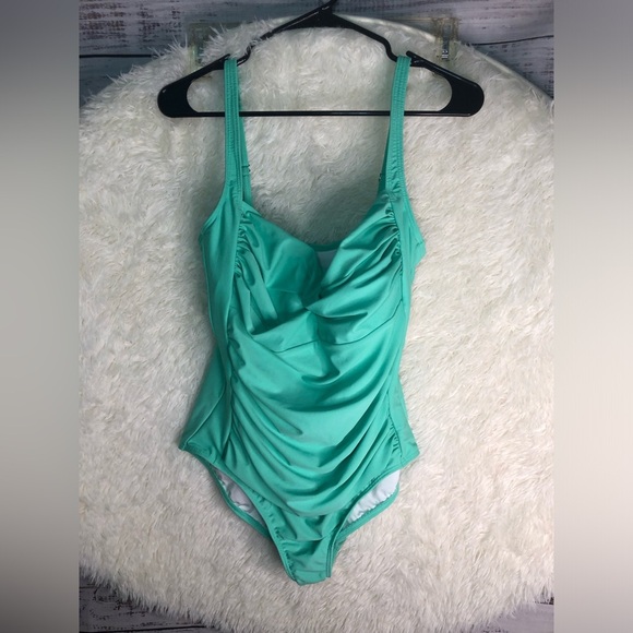VENUS Aqua One-Piece Swimsuit NWT Size 16 - Picture 4 of 15